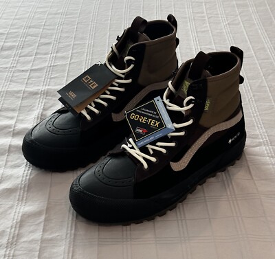 NEW Vans Sk8-Hi Gore-Tex MTE-3 Waterproof Winter Boot Brown/Black Men s Size 11
