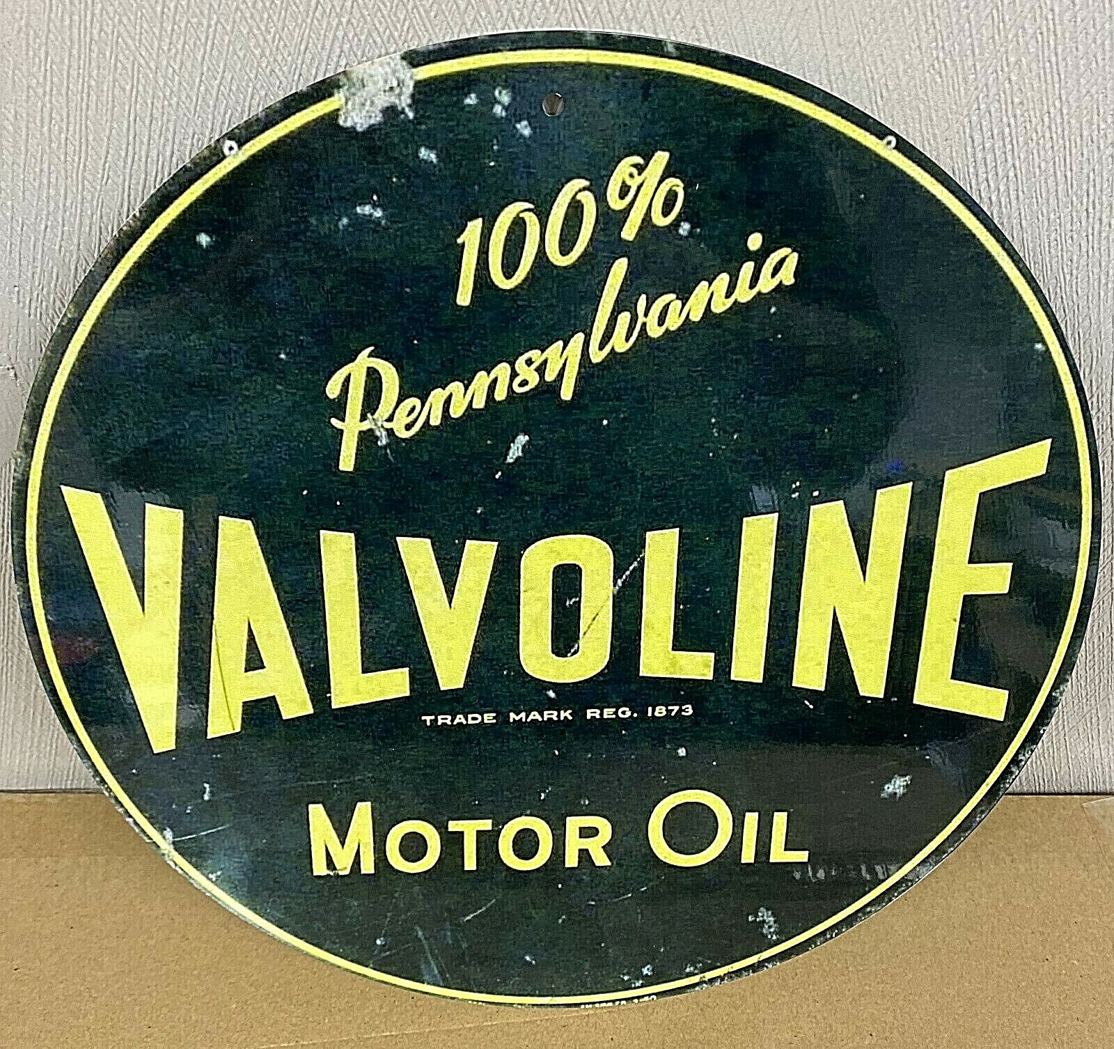 専用【Valvoline バルボリンオイル】ヴィンテージネオン時計付看板 Valvoline バルボリンオイル】ヴィンテージネオン時計付看板