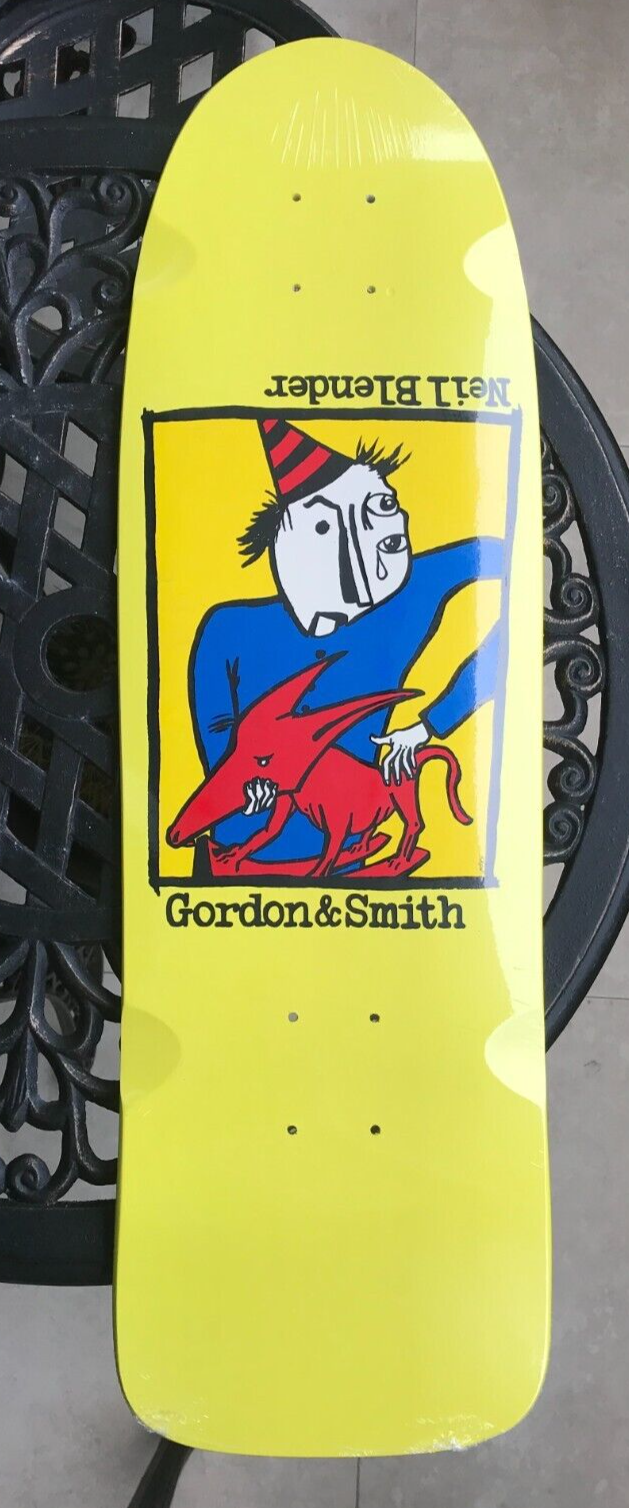 Neil Blender Rocking Dog G&S Yellow dip NOS Skateboard Deck reissue Billy Ruff