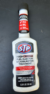 (7 Pack) STP High Mileage Fuel Injector Cleaner and Carburetor Cleaner 5.25fl oz