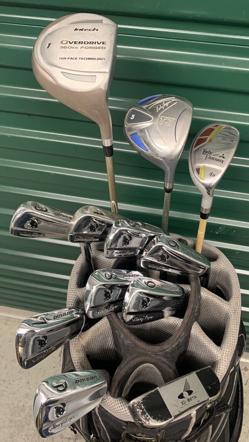 Club Set Complete 12 Piece Set Right Hand Graphite Steel No Bag