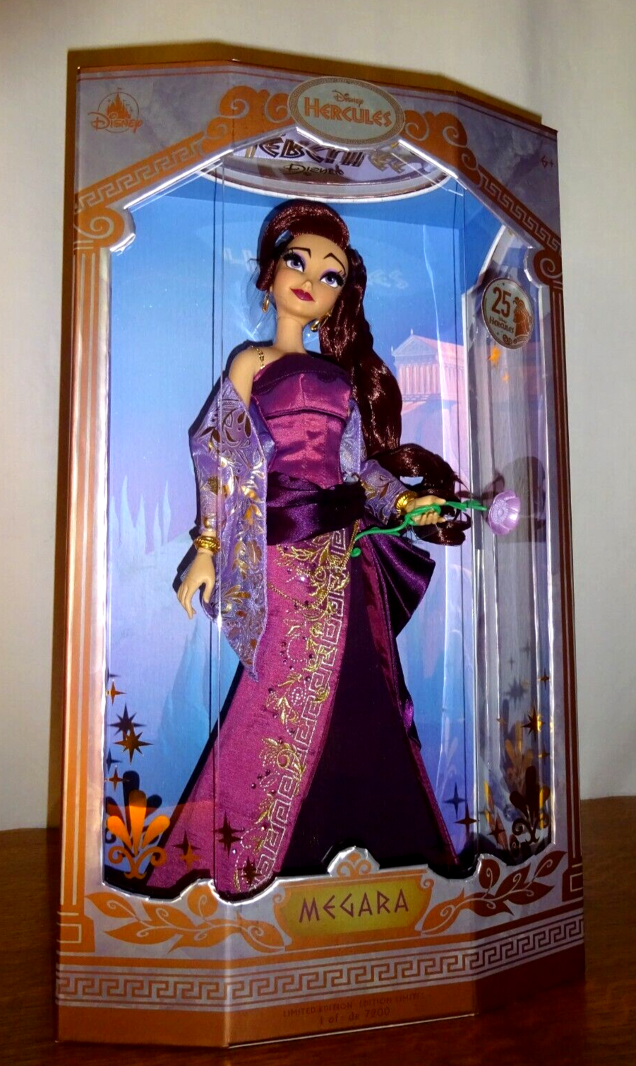 DOLL Disney Megara 25th Anniversary Limited Edition Hercules