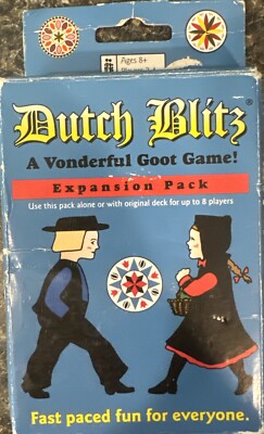 Dutch Blitz Card Game Dutch Blitz -Expansion Pack- Used-159 Cards No Directions