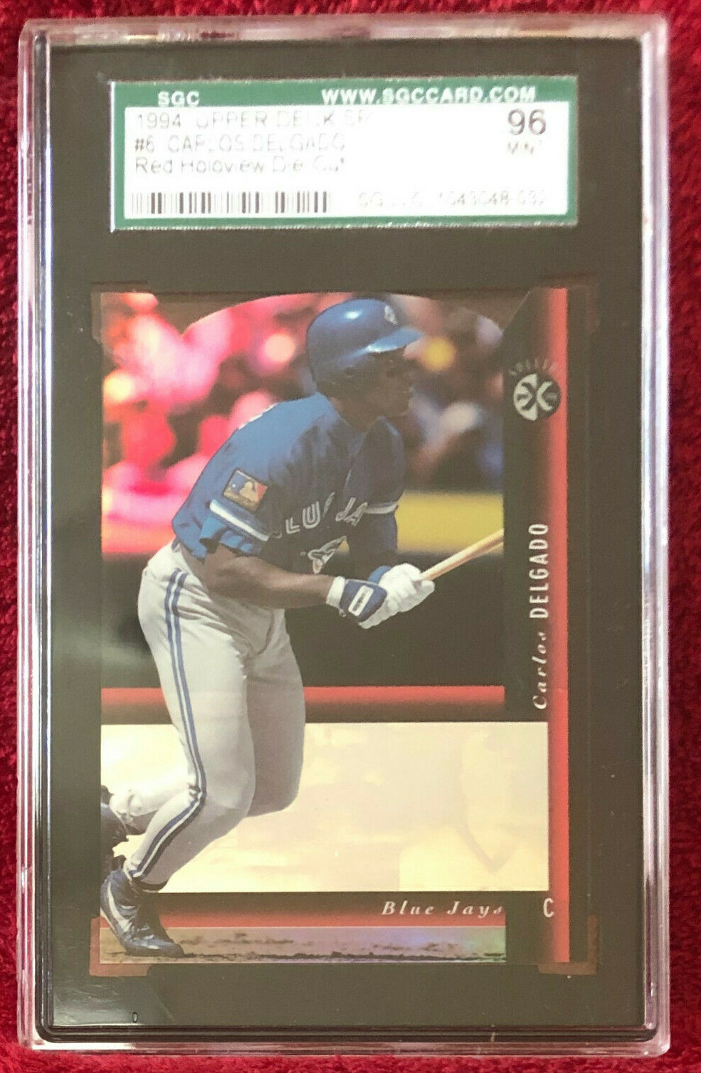 1994 Upper Deck SP Holoview Special FX Red Die Cut Carlos