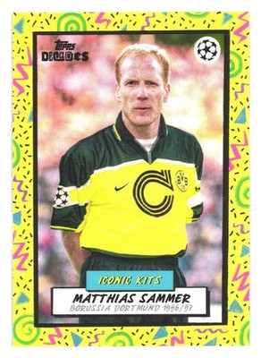 2025 Topps UCC Decades BVB Borussia Dortmund Iconic Kits Matthias Sammer