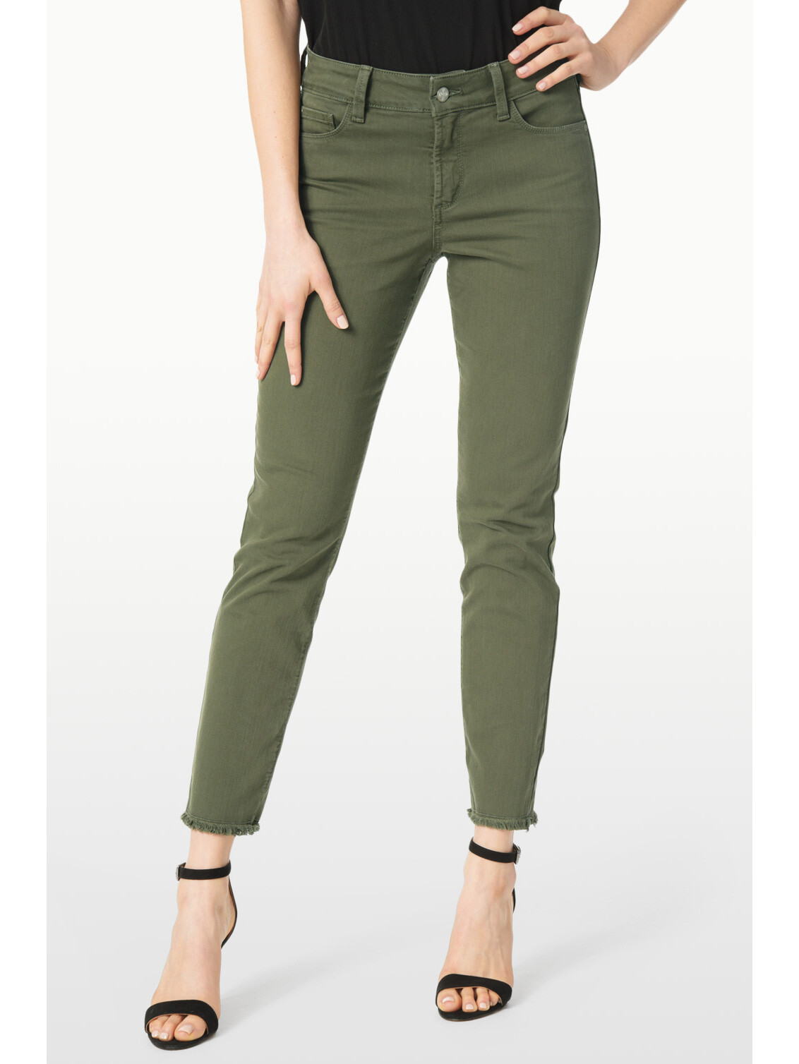 

Брюки NYDJ Alina до щиколотки с потертым краем, топиарий, Albany, NYDJ Alina