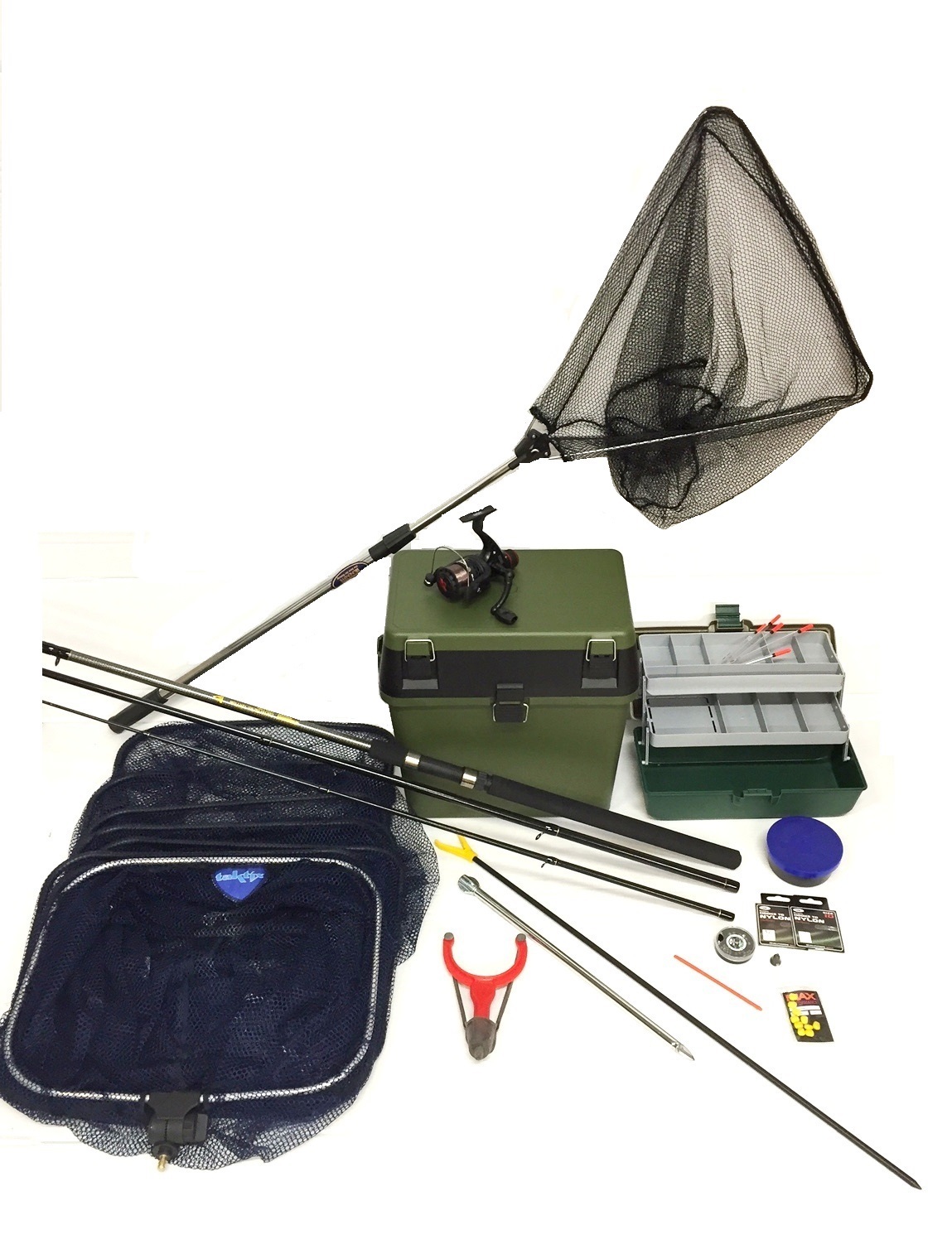 Complete Starter Coarse Float Fishing Kit Set. 10ft Rod, Reel, Box