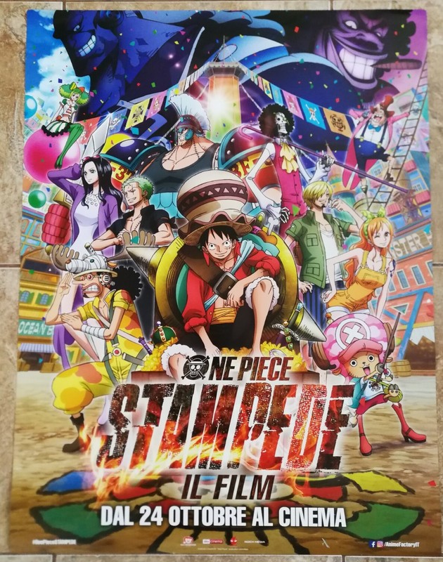 Locandina One Piece Film Stampede Poster 50x66cm Rare 