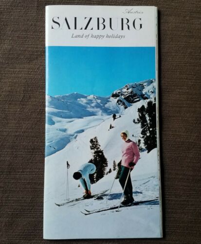 Austria Salzburg Land of Happy Holidays Vintage Booklet Brochu...
