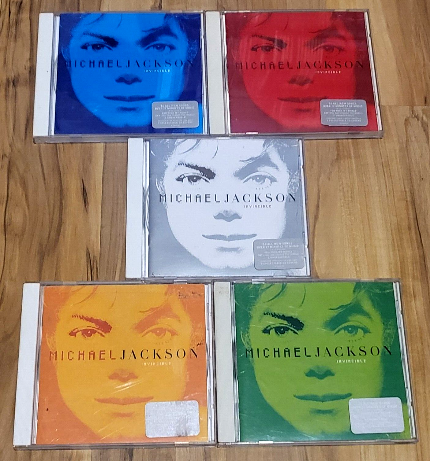 MICHAEL JACKSON Invincible Limited Edition (Hype Stickers) [5 CD