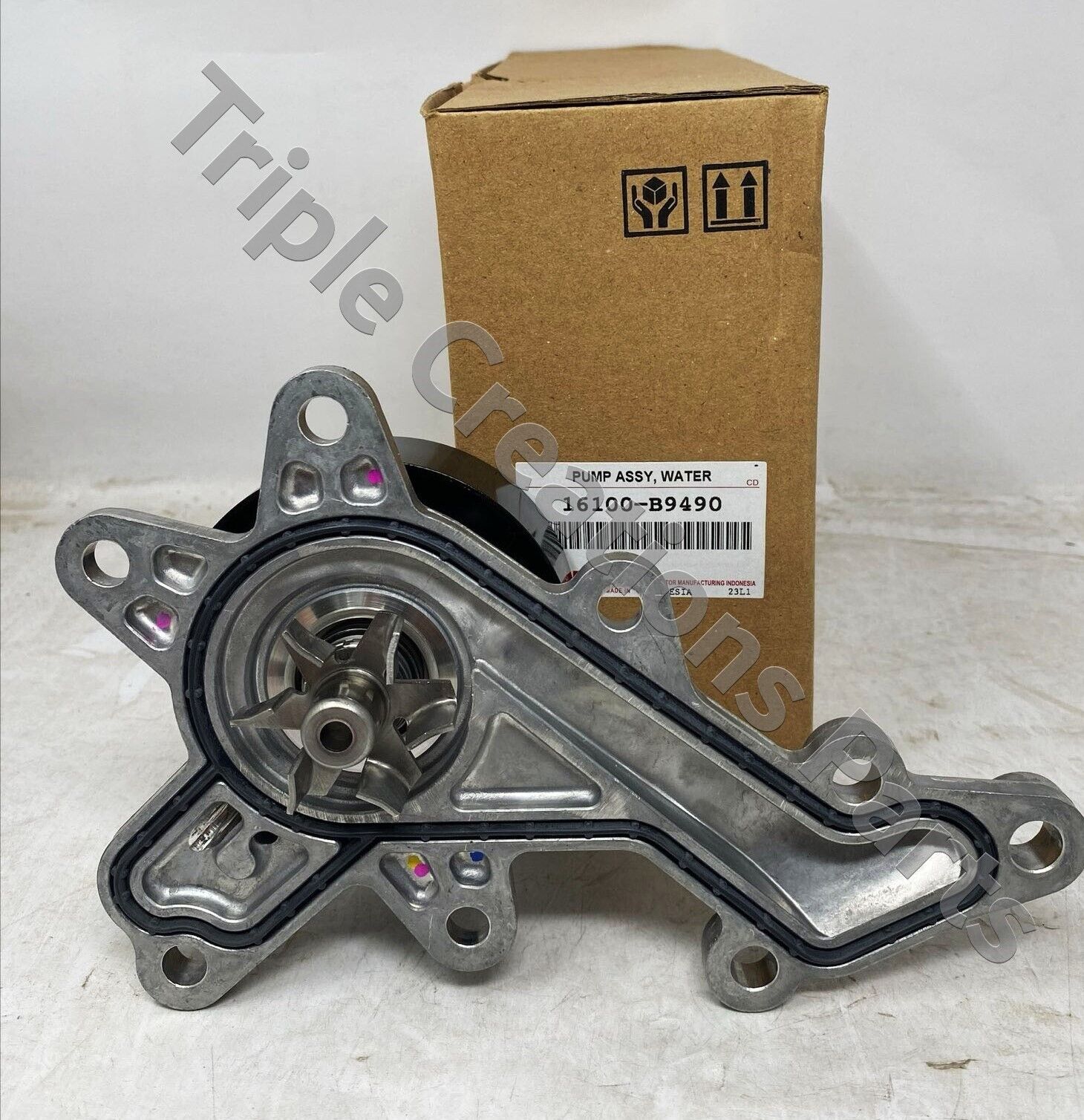 TOYOTA GENUINE 16100-B9490 PUMP ASSY, WATER OEM 16100B9490 TOYOTA GENUINE 16100-B9490 PUMP ASSY, WATER OEM 16100B9490