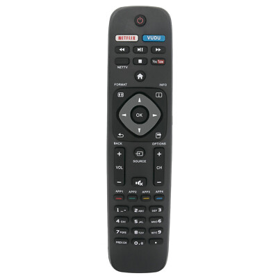 NH500UP Remote fit for Philips TV 43PFL4901 50PFL5901 50PFL4901/F7 65PFL5602/F7
