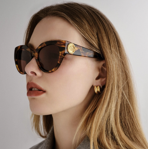 GUCCI GUCCI GG1408S-002 HAVANA SUNGLASSES