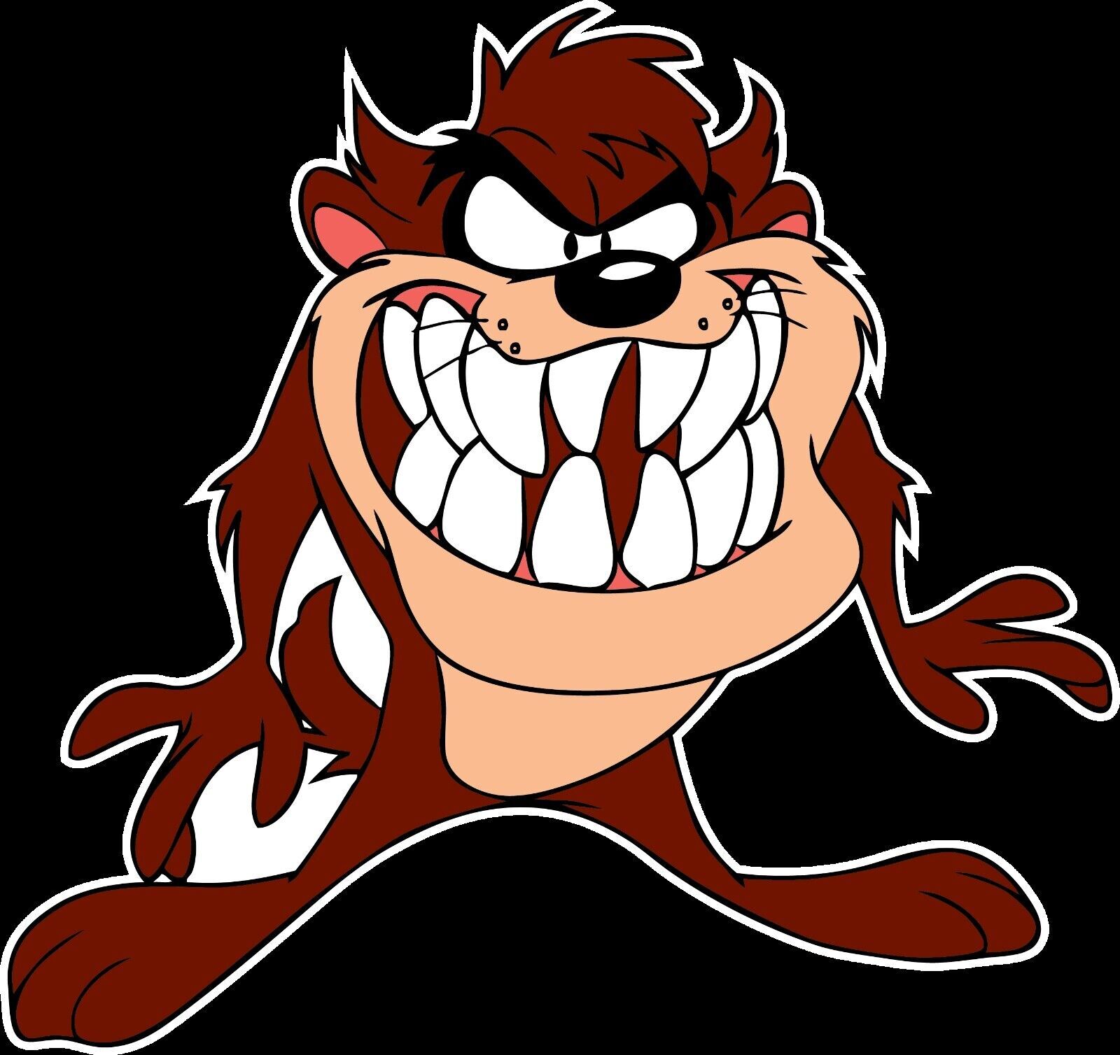 Taz Teeth Vinyl Decal / Sticker 5 sizes!! Free Shipping! TRACKING!!
