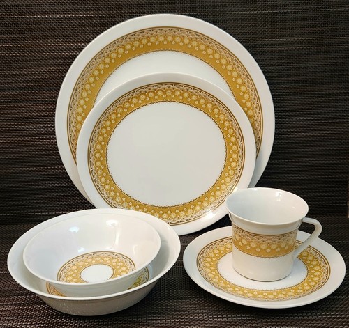 Mikasa Tempo-Seventy Fine China OvenToTable GOLDENAIRE B3080