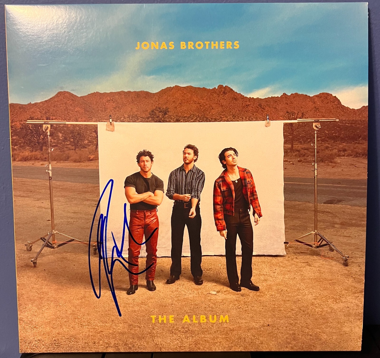 Nick Jonas signed Jonas Brothers The Album 12