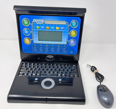 Discovery Kids Teach & Talk Exploration Laptop with Mouse Activities Works Used