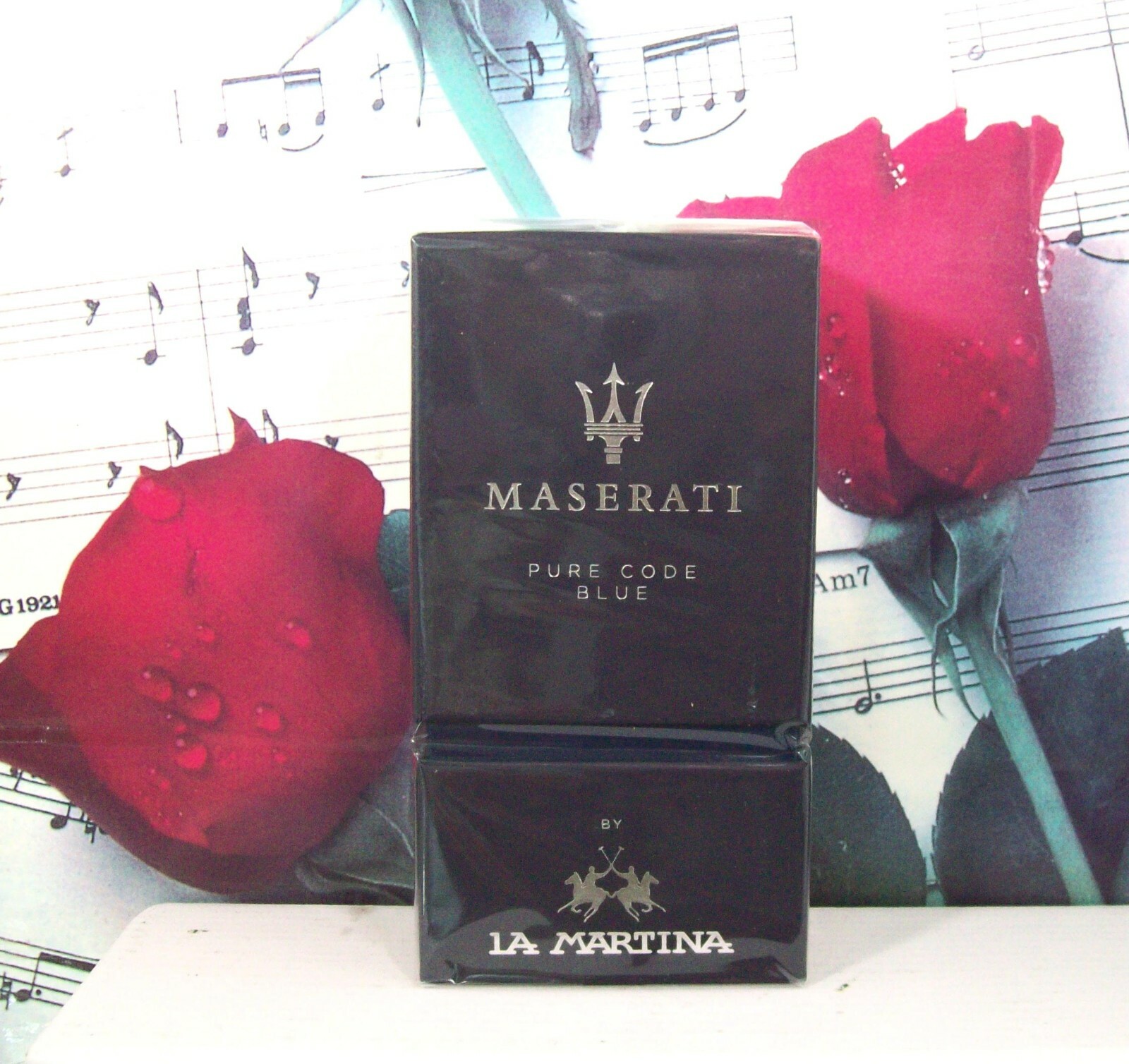 Maserati Pure Code Blue By La Martina EDT Spray 3.4 FL. OZ