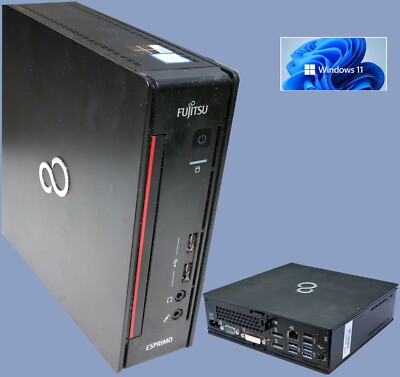 Fujitsu Esprimo Q556/2 Mini PC – Intel I5-7500T, 16GB RAM, 256GB
