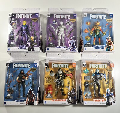 Epic Games Fortnite Legendary Figure With Weapons