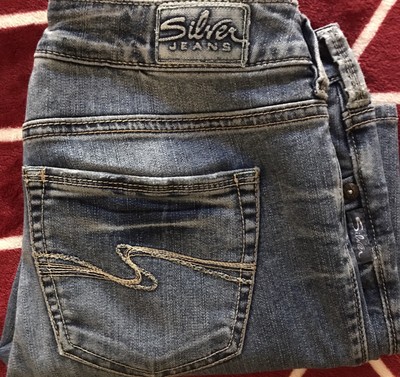 Silver Aiko Jeans Capris 29 Super Cute