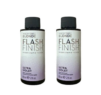 Paul Mitchell Blonde Flash Finish Sheer Rapid Toner Ultra Violet (Pack of 2)
