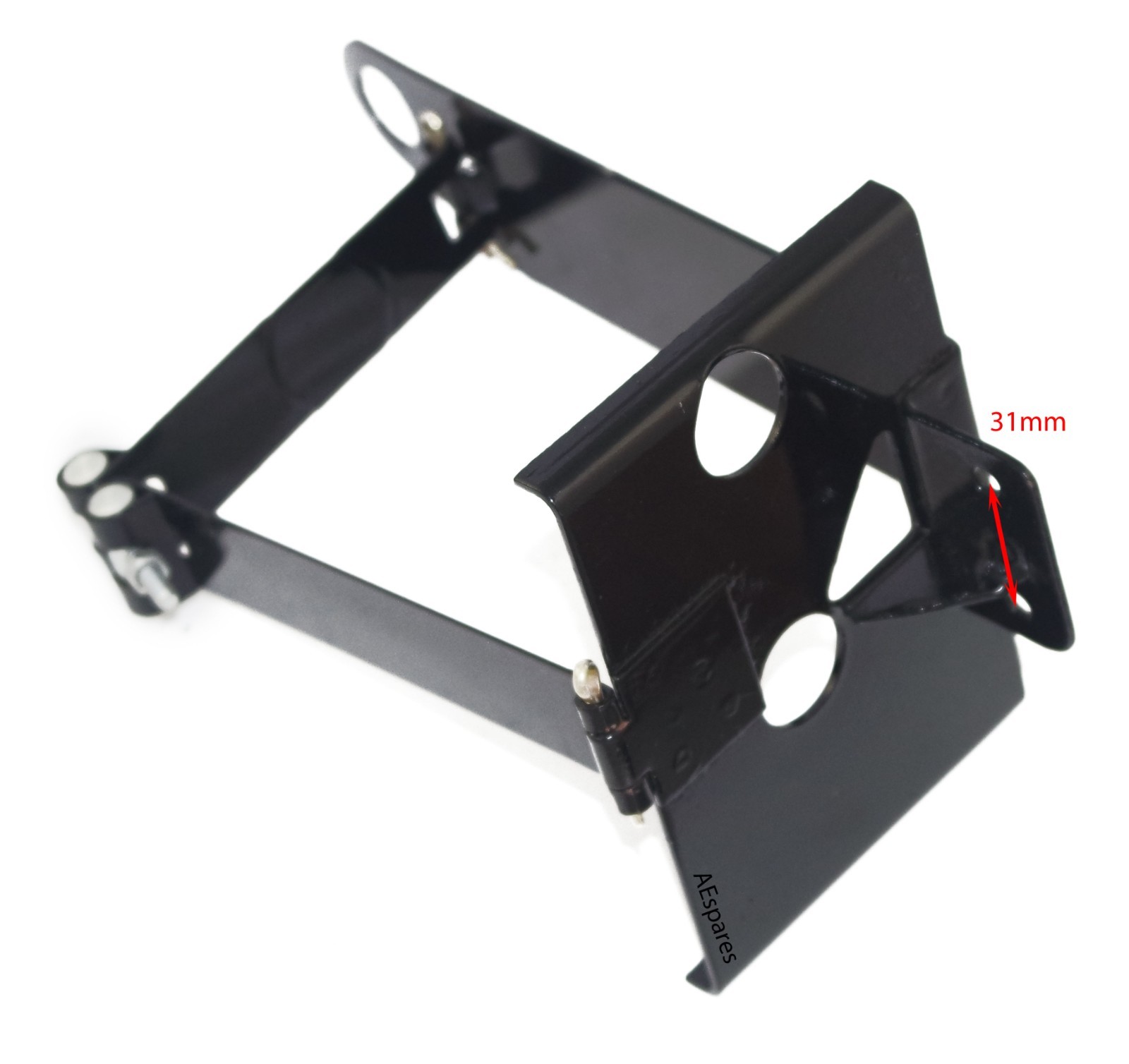 Customized Battery Stand Carrier Case Black Painted For Ariel Motorcycle  