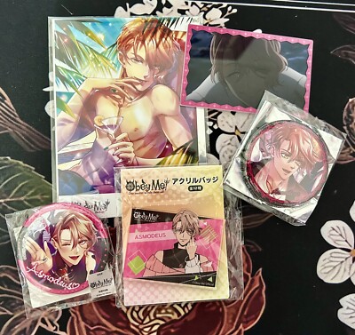 US SELLER Obey Me! Asmodeus Goods Set