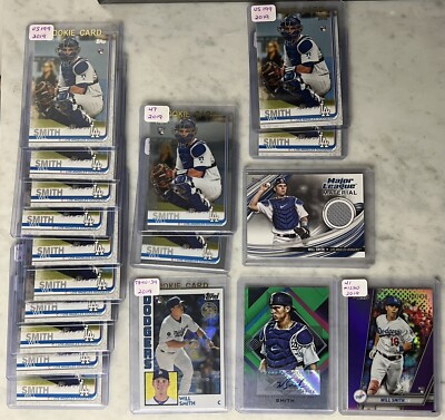 Will Smith 18 Card RC Lot ( Auto /75, Relic,  /250) Dodgers