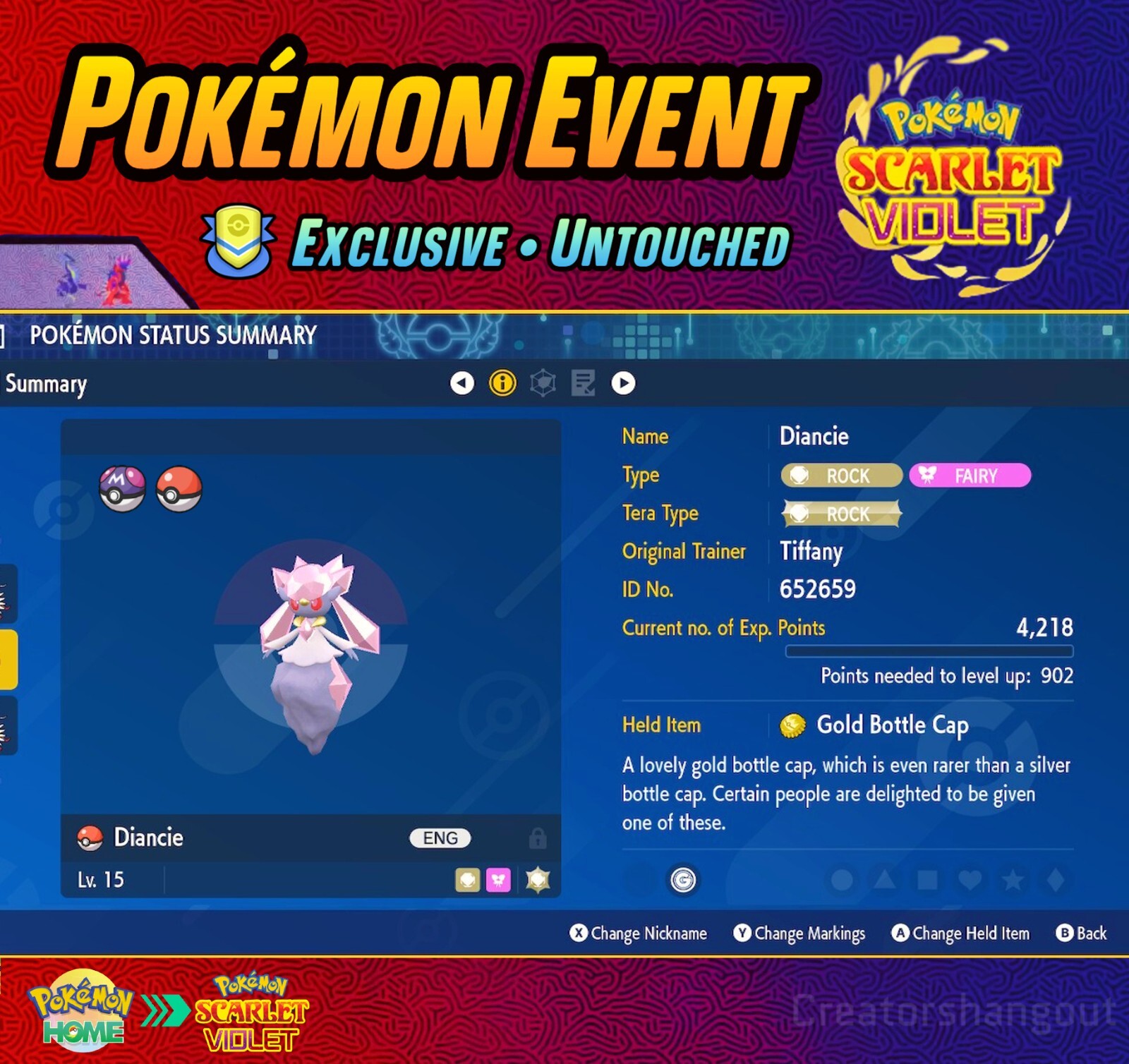 Diancie Event 💎 Pokémon GO Special Research Event | Pokemon Scarlet and Violet