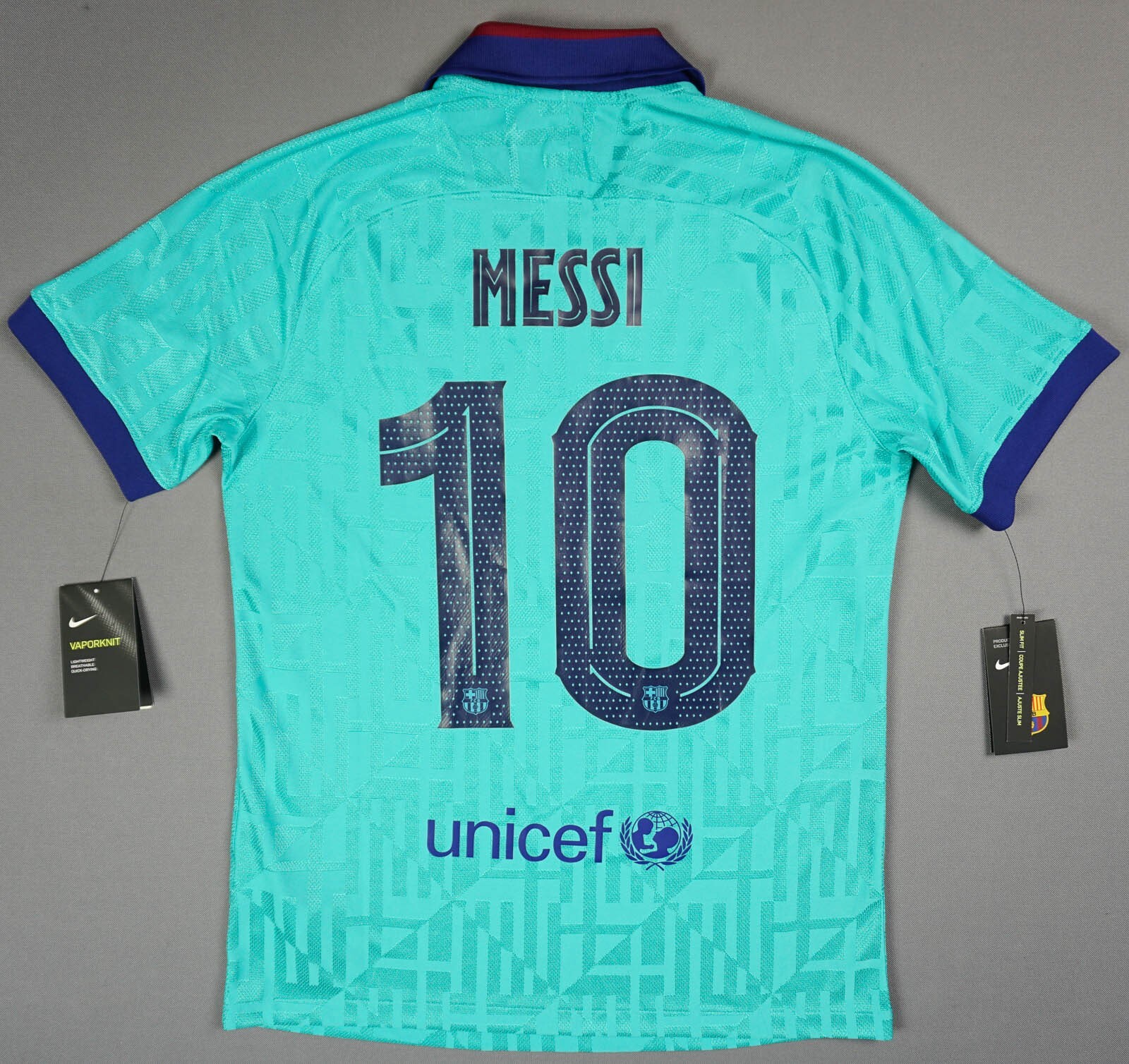 【希少】vaporknit Barcelona Messi size:M FC Barcelona Third Shirt Vaporknit 2017/18 Messi #10 (M