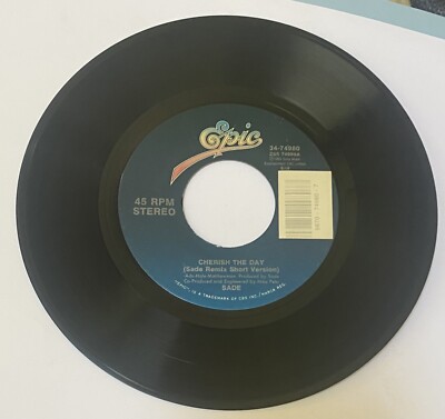 Sade '' Cherish the Day ( Ronin remix ) / ( Sade remix short Version ) '' 45 vinyl