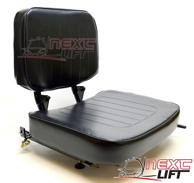 Labwork-Parts Fold Down Forklift Seat – Universal Fit For Clark, CAT, Hyster, Yale, Toyota, Mitsubishi