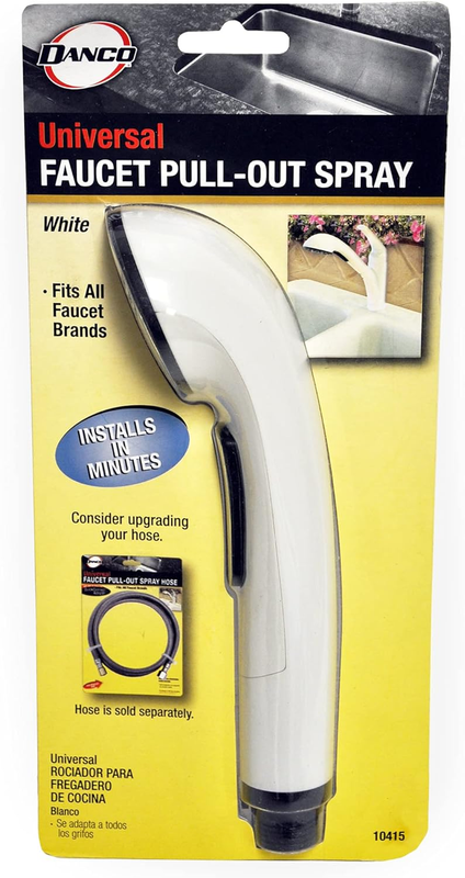 10415 Kitchen Center Pullout Spray Head, White