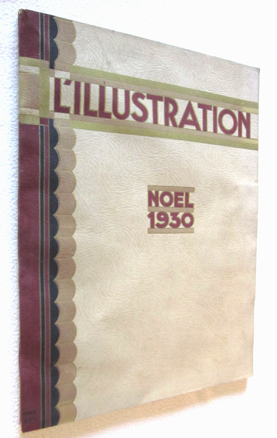 【洋古書・希少】L'illustration. Noel 1930 L'Illustration magazine - cover for Christmas 1896/1897