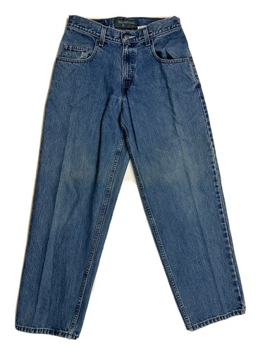 Vintage 90's Levi's Silvertab Baggy Fit Jeans, Blue - Size