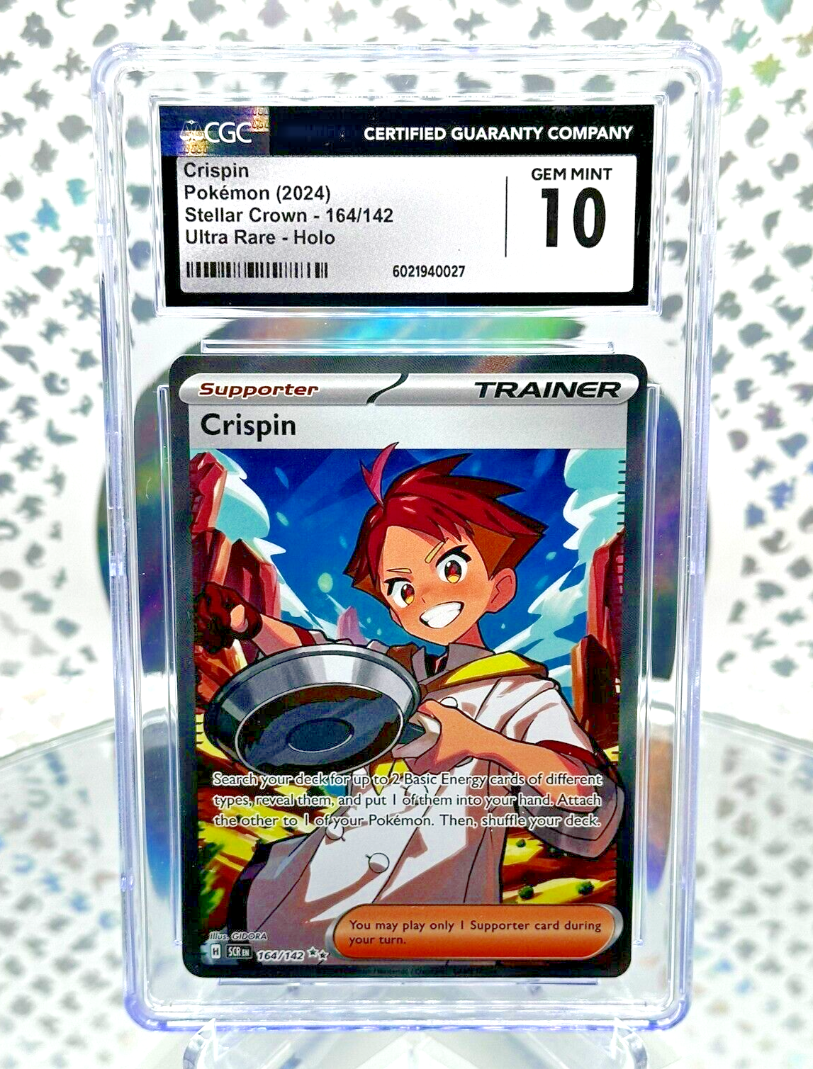 CGC 10 Pristine Cryogonal Crossed Hatch Holo 32/101 Pokemon