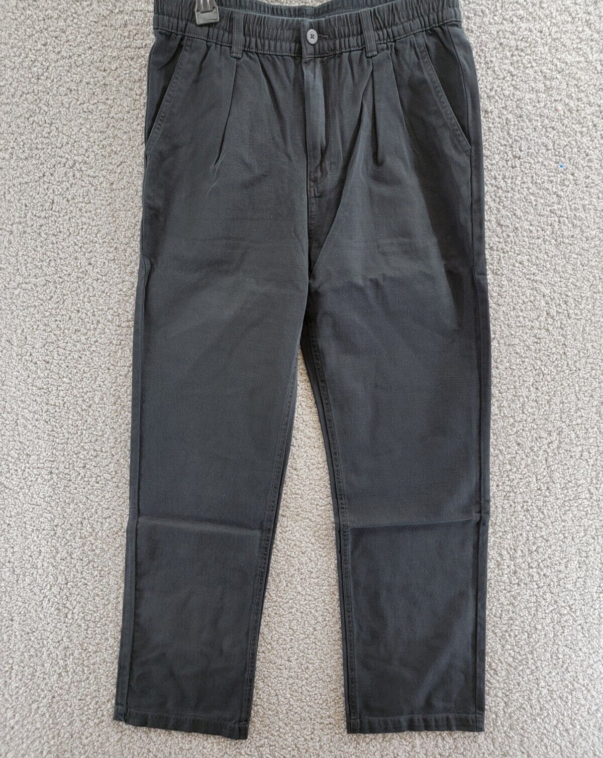 Polo Ralph Lauren Chino Drawstring Pants Big Boys 16 Polo Black Button Closure - Picture 2 of 20