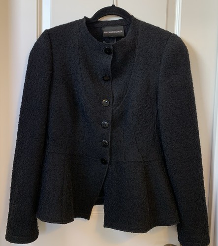Emporio Armani sheer frills jacket イタリア製 Emporio Armani sheer frills jacket イタリア製 Emporio Armani