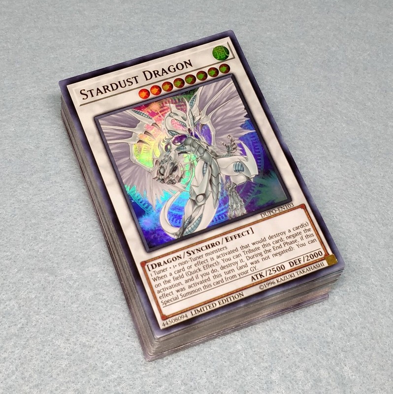 Ccm Edu Pk Yugioh Yusei Fudo Complete Deck Stardust Dragon Junk Warrior Sifr 44 Cards Toys Hobbies Collectible Card Games