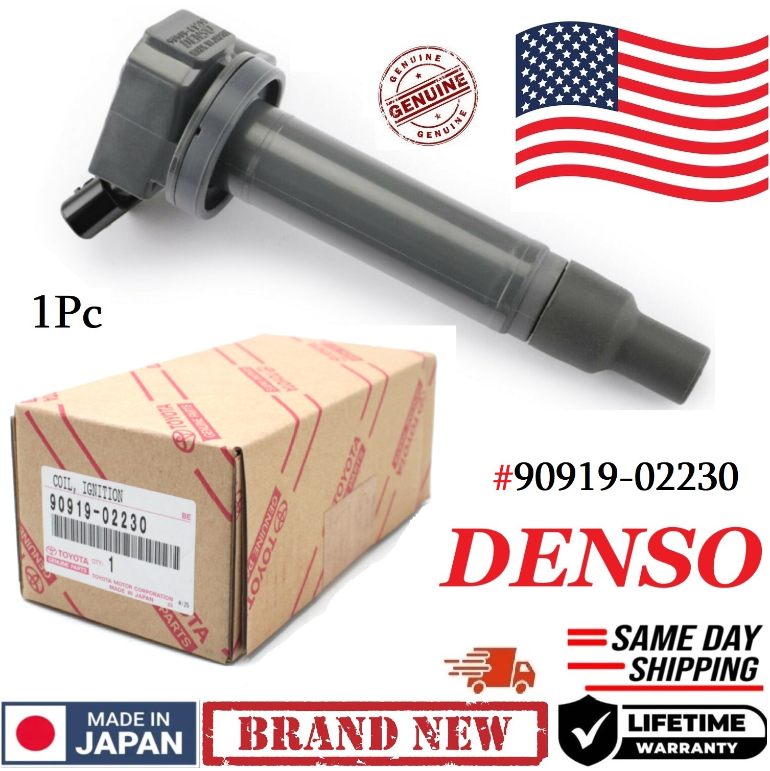 パーツ TOYOTA genuine 30prius ignition coil. Amazon.com: Generic Ignition Coil 90919-02258 673-1310 Fit
