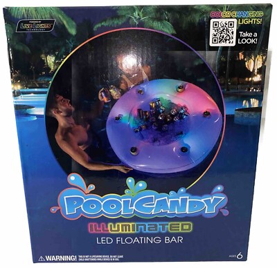 Pool Candy Illuminated LED Floating Bar New