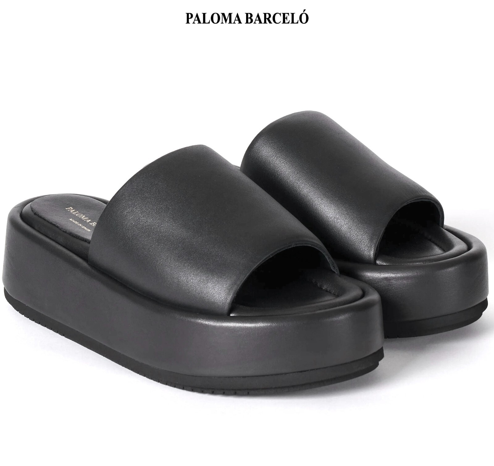 サンダル・ミュール PALOMA BARCELO Women Sandals 263201ALIDEBLACK Black Sainte cowhide black | paloma barceló