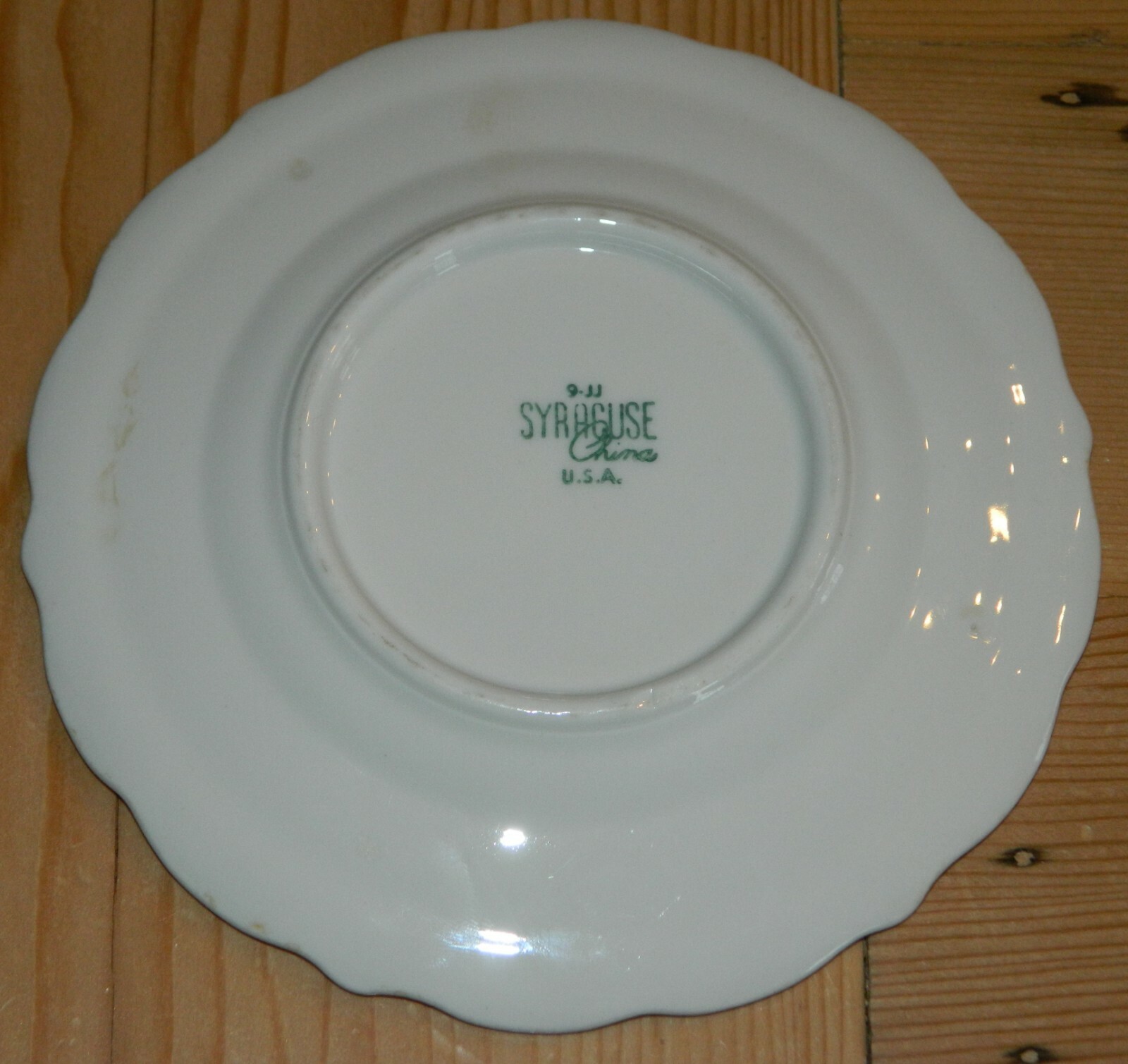 1955 Syracuse China Hotel Restaurant Bread Plate 6 1/2