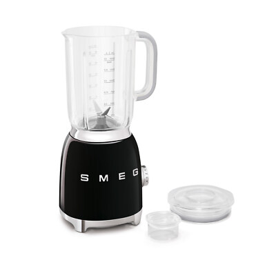 Smeg BLF01BLUS Black 50's Retro Style Blender (Open Box) Box Damage