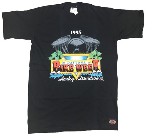 HARLEY-DAVIDSON BIKE WEEK 1988 Tシャツ vtg 80s HARLEY DAVIDSON MOTORCYCLE BIKE WEEK DAYTONA BEACH
