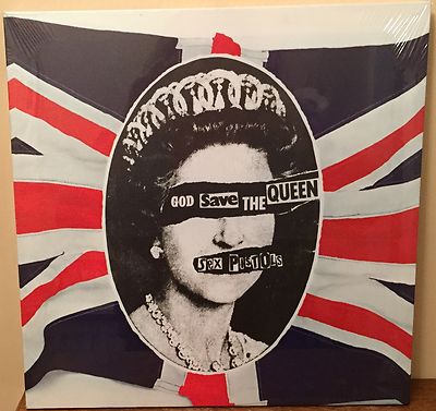 5 Different  Album Covers Canvas Print 15''x15'' On A Wooden Stretcher Frame 
