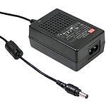 Mean Well GST25B18-P1J AC/DC Adapter - Desktop - 25 Watts: 18V @ 1.38A - IEC ...