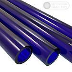 Pyrex Blue Color Glass Blowing Tubing 9mm x 2mm 4 Pieces 8'' Long Free Shipping