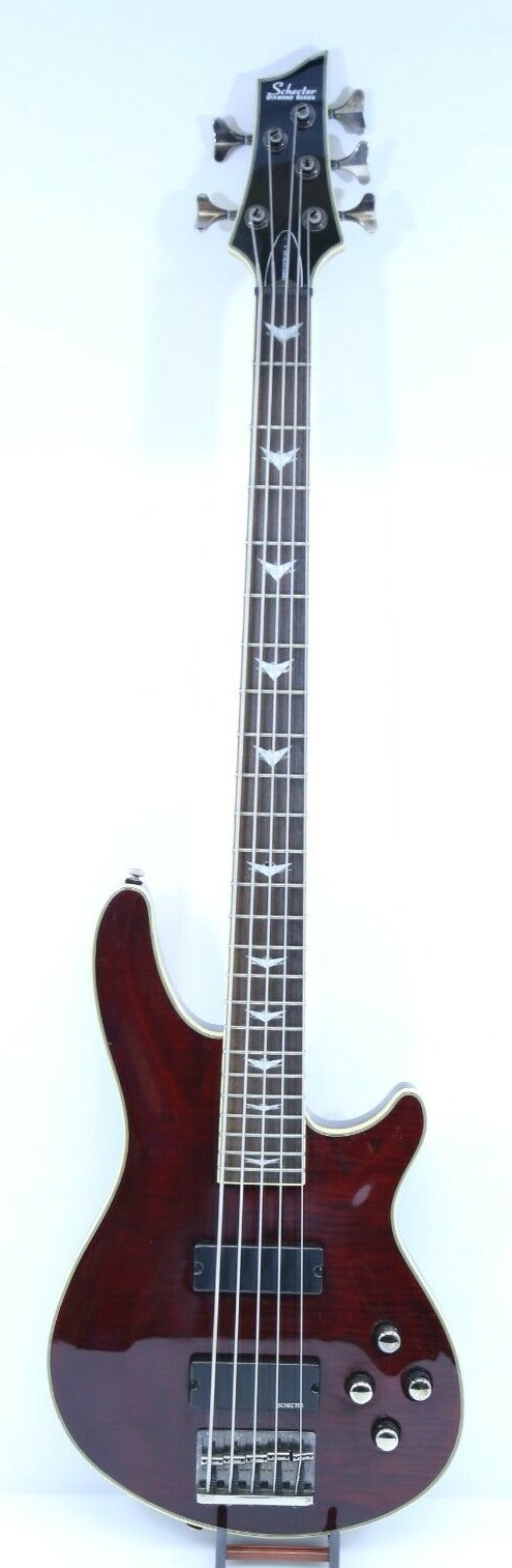 シェクター Diamond Series Omen Extreme-5 Schecter Omen Extreme-5 5-String Bass Guitar - Gloss Natural